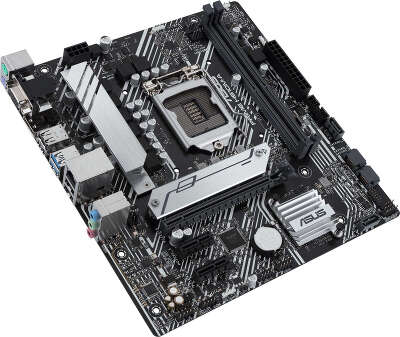 Материнская плата Asus PRIME H510M-A Soc-1200 Intel H510 2xDDR4 mATX AC`97 8ch(7.1) GbLAN+VGA+HDMI+DP