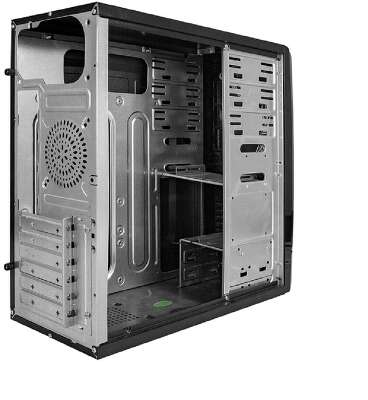 Exegate EX280385RUS Корпус Miditower Exegate CP-604 Black, ATX, <без БП>, 2*USB, Audio