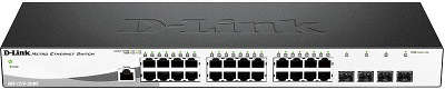 Коммутатор D-Link (DGS-1210-28/ME/A1A) 24-порта 10/100/1000BASE-T/Mini GBIC (SFP)