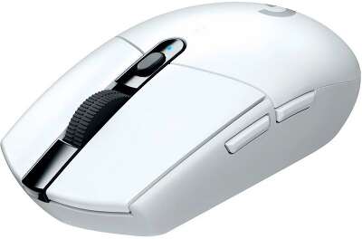 Мышь беспроводная игровая LOGITECH G304 LIGHTSPEED (Скорость света) белый (USB, 12000dpi, 6but) (910-005295)