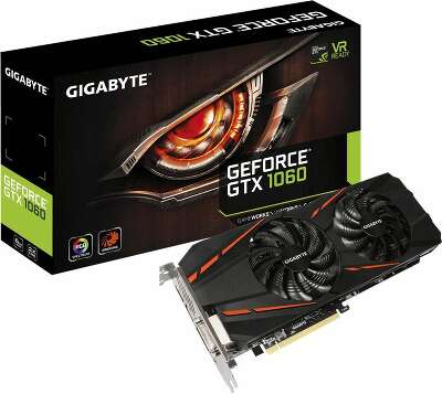 Видеокарта Gigabyte PCI-E GV-N1060D5-6GD nVidia GeForce GTX 1060 6144Mb GDDR5