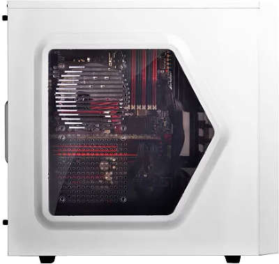 Корпус Deepcool TESSERACT SW White , ATX, без БП, окно, 1x USB 3.0, 1x USB 2.0, 2x 12cm LED fan.