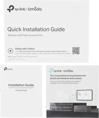 Точка доступа TP-LINK EAP235-Wall, LAN: 4x1 Гбит/с, 802.11a/b/g/n/ac, 2.4 / 5 ГГц, до 1.17 Гбит/с