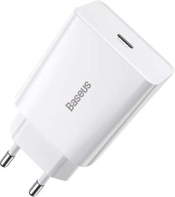 Зарядное устройство Baseus Speed Mini Quick Charger USB-C 20W, White [CCFS-SN02]