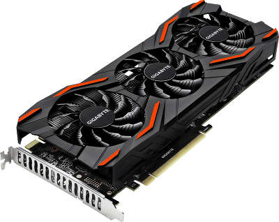 Видеокарта PCI-E NVIDIA GeForce GTX1070 4G DDR5 Gigabyte [GV-NP104D5X-4G] OEM, (без видеовыходов)