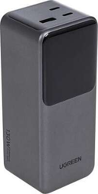 Внешний аккумулятор UGREEN PB721 (35524B) 20000mAh 130W Fast Charging Power Bank. Цвет: серый