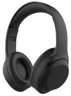 Perfeo BT наушники полноразмерные с микрофоном CLEF черные MP3 плеер, FM, AUX [PF_C3184]