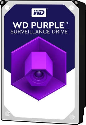 Жесткий диск SATA3 12Tb [WD121PURZ] Western Digital Purple, 7200rpm, 256Mb