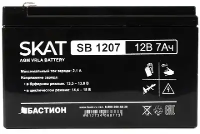 Батарея для ИБП Бастион SKAT SB 1207 12В 7Ач