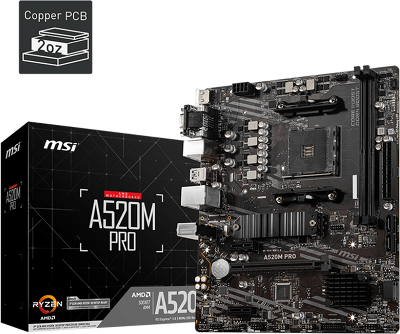 Материнская плата MSI A520M PRO