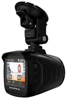 Радар-детектор Supra DRS-GD65V, видеорегистратор GPS