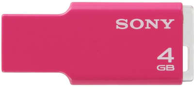 Модуль памяти USB2.0 Sony USM4GMP 4 Гб MicroVault Style, розовый