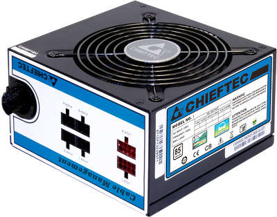 Блок питания 650W Chieftec Retail CTG-650C [А-80] МОДУЛЬНЫЙ, ATX v.2.3, КПД > 85% , A.PFC, 2x PCI-E (6+2-Pin)