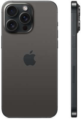 Смартфон Apple A3105 iPhone 15 Pro Max 1Tb черный титан моноблок 3G 4G 1Sim 6.7" 1290x2796 iOS 17 48Mpix 802.11 a/b/g/n/ac/ax NFC GPS GSM900/1800 Protect