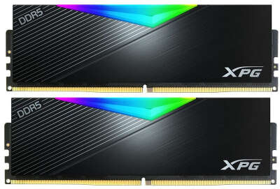 Модуль памяти DIMM DDR5-6000 64GB (32GBx2) RGB AX5U6000C3032G-DCLARBK ADATA