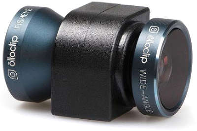 Объектив Olloclip 4-in-1 для iPhone 5/5S/SE, серый/чёрный [OCEU-IPH5-FW2M-GYB]