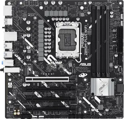 Материнская плата Asus PRIME Z890M-PLUS WIFI Soc-1851 Intel Z890 4xDDR5 mATX AC`97 8ch(7.1) 2.5Gg RAID+HDMI+DP