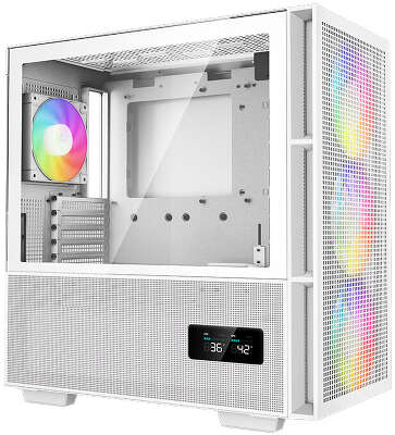Корпус MidiTower Deepcool CH560 DIGITAL WH white (ATX, без БП, ARGB, USB3.2 Type-A+USB3.2 Type-C) (R-CH560-WHAPE4D-G-1)