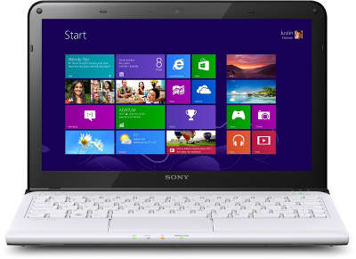 Ноутбук Sony VAIO SVE1513L1RW White 15.5" HD P2020M/4/500/Multi/WF/BT/CAM/W8