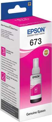 Контейнер EPSON T6733 с пурпурными чернилами для L800