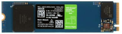 Твердотельный накопитель M.2 NVMe 480Gb Western Digital Green SN350 [WDS480G2G0C] (SSD)