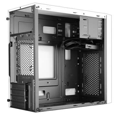 Корпус Ginzzu D290 Window Белый, без БП