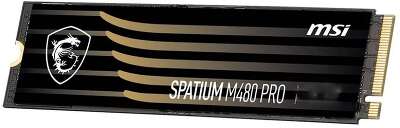 Твердотельный накопитель SSD MSI 4TB PCIe 4.0 NVMe M.2 SPATIUM M480 PRO