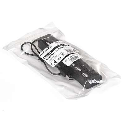 Концентратор ExeGate DUB-72SW (USB2.0 --> 7xUSB2.0, кнопки вкл/откл для каждого порта, Plug&Play, черный)