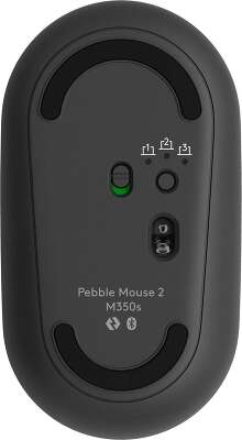 Мышь беспроводная Logitech Pebble Wireless Mouse 2 M350s Tonal Graphite (910-007015)