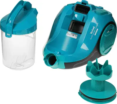 Пылесос Tefal Swift Power Cyclonic TW2922EA 750Вт бирюзовый/черный
