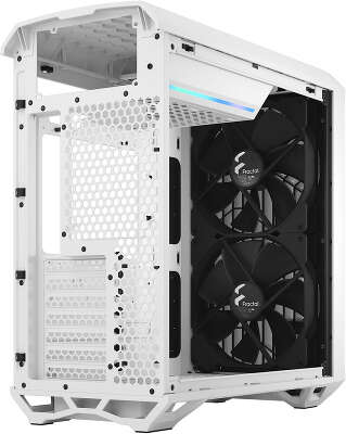 Корпус Fractal Design Torrent Compact White TG Clear Tint, белый, EATX, Без БП (FD-C-TOR1C-03)