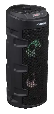 Минисистема Hyundai H-MC160 черный 50Вт FM USB BT SD/MMC