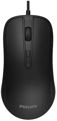 Аксессуары Philips Проводная Мышь SPK7214, 4 кноп., USB 2.0, 800-1600dpi, Чёрный