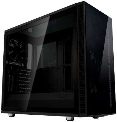 Корпус Fractal Design Define S2 Vision Blackout Edition, черный, ATX, Без БП (FD-CA-DEF-S2V-BKO-TGD)