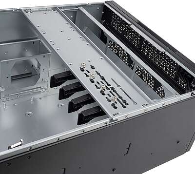 Корпус Silverstone G59RM5200000020 5U rackmount server chassis with dual 360mm liquid cooling compatibility SST-RM52