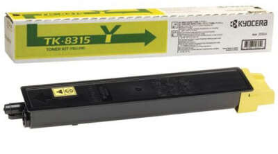Тонер-картридж TK-8315Y Kyocera TASKalfa 2550ci, 6К (O) жёлтый 1T02MVANL0