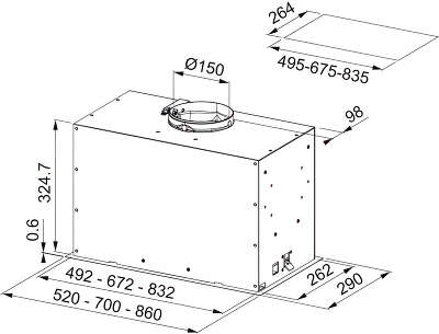 Franke FBFP XS A52 305.0665.368