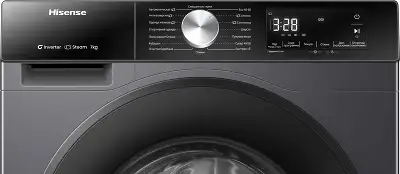 Стиральная машина Hisense WF3S7021BB класс: A загр.фронтальная макс.:7кг черный инвертер