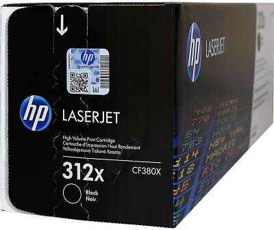 HP 312X Black Dual Pak LaserJet Toner Cartridge (CF380XD)