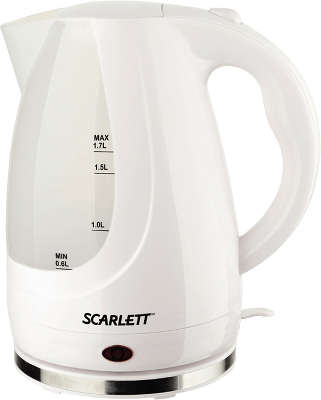 Чайник Scarlett SC-EK18P31 1.7л. белый (корпус: пластик)