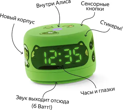 Умная колонка Yandex Станция Лайт 2 Алиса зеленый 6W 1.0 BT/Wi-Fi 10м (YNDX-00026GRN)