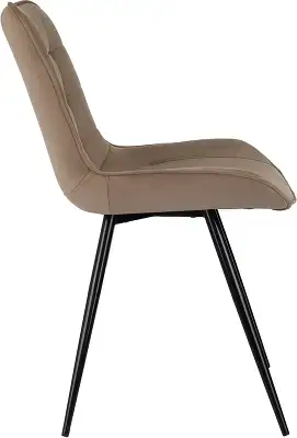 Стул для дома Бюрократ CH-K2_4 комплект 4шт св.коричневый Holland 65 металл черный на ножках (CH-K2_1/HL65_4)