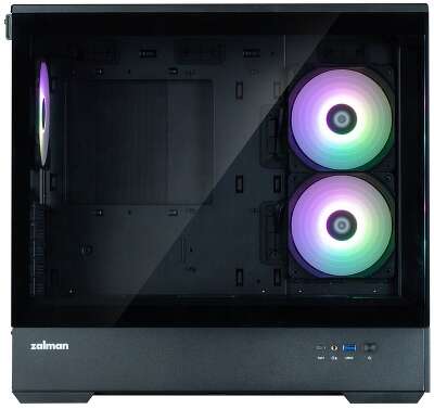 Корпус для ПК Zalman P30 Black V2 mATX Mini Tower PC Case, ARGB Fanx3