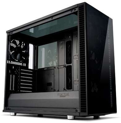 Корпус Fractal Design Define S2 Vision Blackout Edition, черный, ATX, Без БП (FD-CA-DEF-S2V-BKO-TGD)