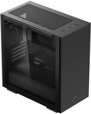 Корпус Deepcool MACUBE 110 BK R-MACUBE110-BKNGM1N-G-1 (714385) Black, mATX, CPU Height 165mm, VGA max 320mm, USB «3.0 x 2, Combo Jack x 1, int. 3.5» x 2 , 2.5» x 2, Ext. 5.25» x 0, 3.5» x 0»