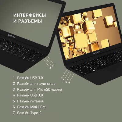 Ноутбук Digma EVE 15 P417 15.6" FHD IPS N5030/8/256 SSD/W11