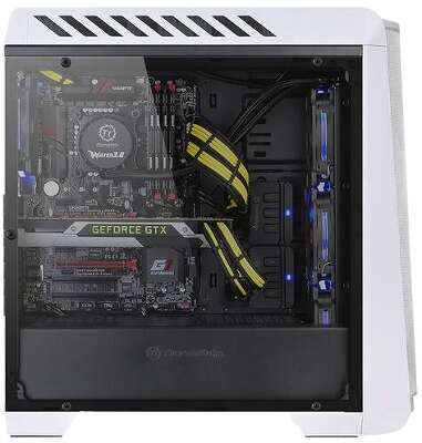 Корпус Thermaltake Versa C24, белый, ATX, Без БП (CA-1I6-00M6WN-00)