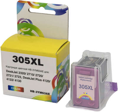 Картридж HI-Black 305XL для HP DJ 2320/2710/2720, цветной 3YM63AE