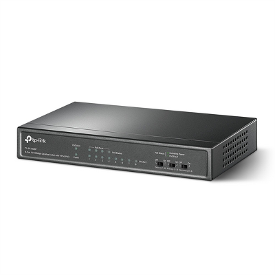 коммутатор TP-Link TL-SF1008P, 8-Port 10/100 Mbps Desktop Switch with 4-Port PoE+, 66 W, 250m
