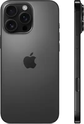 Смартфон Apple A3295 iPhone 16 Pro Max 256Gb черный титан моноблок 3G 4G 1Sim 6.9" 1320x2868 iOS 18 48Mpix 802.11 a/b/g/n/ac/ax/be NFC GPS Protect